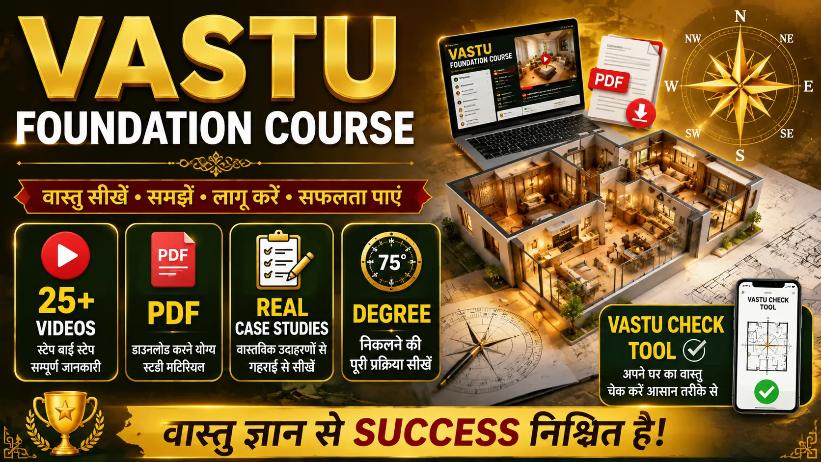 Vastu Foundation  course